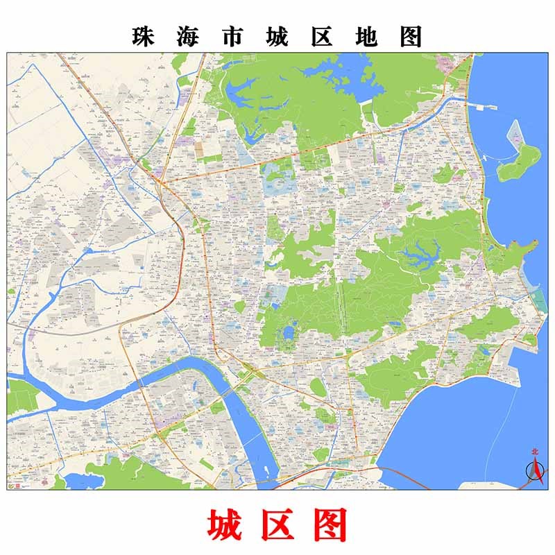 唐山市路北路南古冶开平丰南丰润曹妃甸区行政城区街道高清地定制