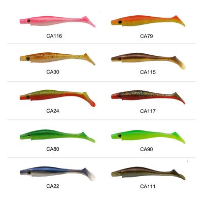 极速ESFISHING New Hog Shad 100mm 125 150 200mm Sea Fishing S