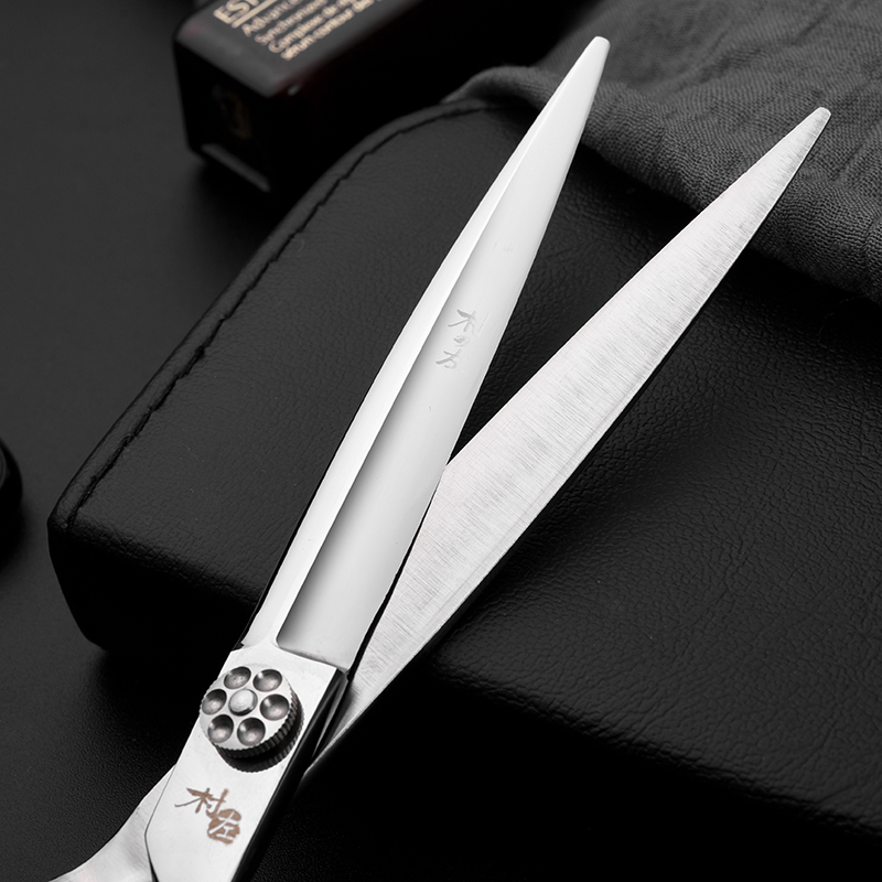 7寸徒手理发美发剪刀大切口直剪综合发型师徒手美发剪