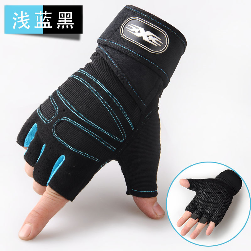 新品.man Gym Fitness Gloves Exercise Workout Glove for Men W