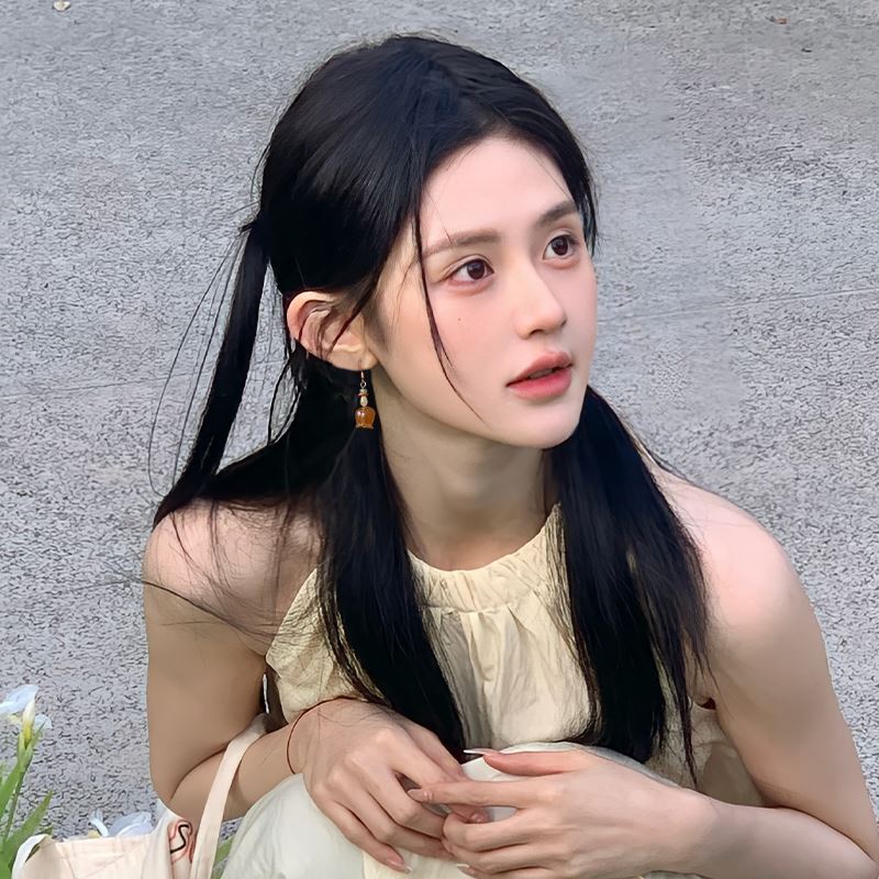 现货新中式耳夹女无耳洞复古新中式国风H耳饰轻奢高级耳坠小众耳