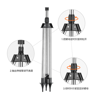 自动浇水器洒水器360度旋转喷头草坪园林绿化喷水喷淋灌溉神器