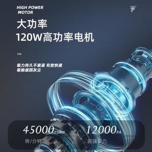 无线机地毯神器吸尘器便携吸力充电迷你大两用窗户除尘车用宠物