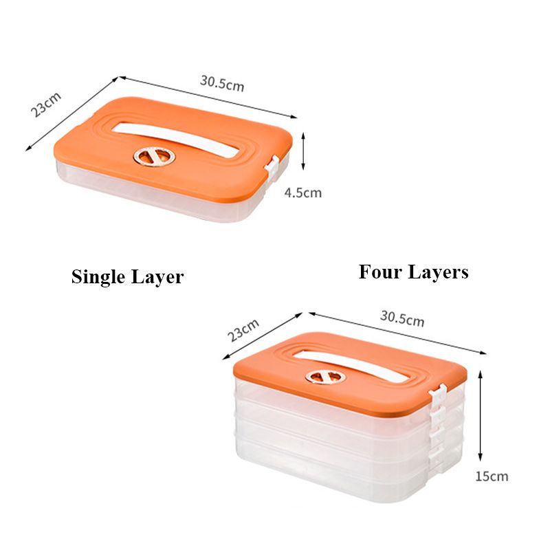 现货速发Dumplings Box Dumplings Storage Box Refrigerator Dum