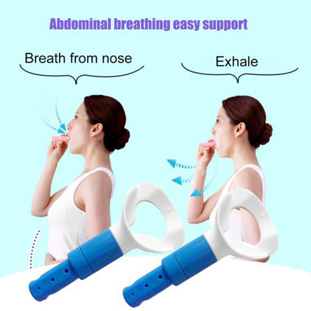 Abdominal Breathing Trainer ExerDcise Lung Face Respirator F