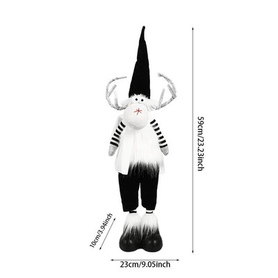 Christmas Large Standing Elk Doll Navidad Figurine Ornaments