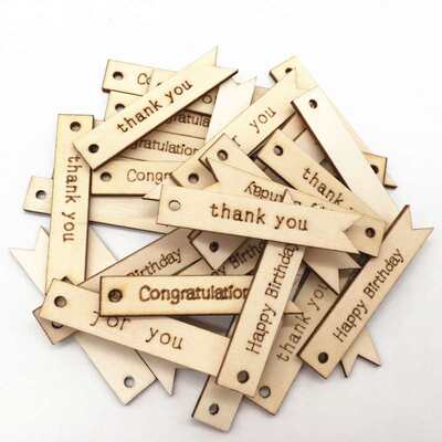 极速New listed wooden handicraft letter plate pendant DIY ha