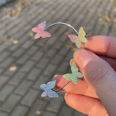 速发ircon Luminous Paillette Non Piercing Earrings Jewelry G