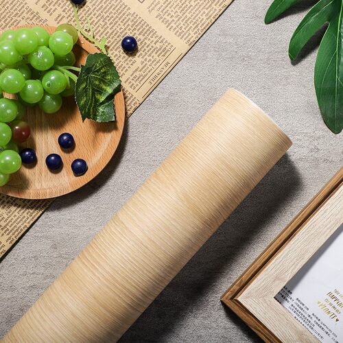 特厚加厚北美橡木木纹贴皮贴纸自粘家具翻新柜子木门原木波音软片