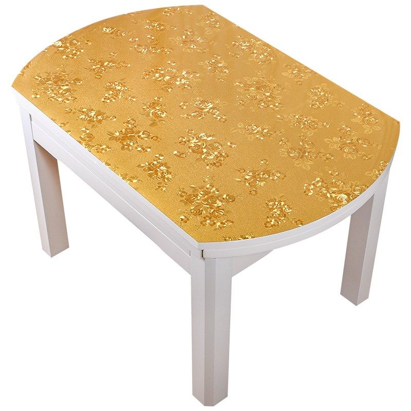 新款弧形椭圆形折叠餐桌垫茶几垫防水防油免洗PVC塑料软玻璃桌布,居家布艺,桌布,淘宝优惠券,粉丝福利购,淘宝优惠卷