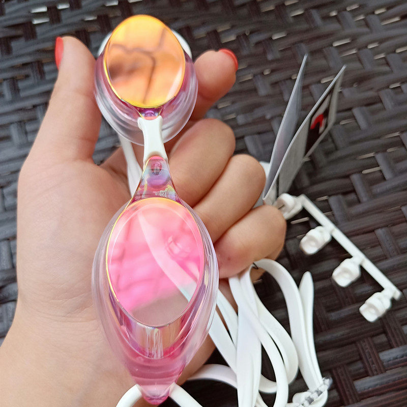 运动蜂窝现货日本SWANS诗x韵4倍防雾防水泳镜专业电镀高清游泳眼