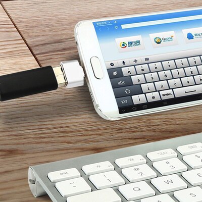 Micro USB Male To USB 2.0 Female Adapter For Android Phone