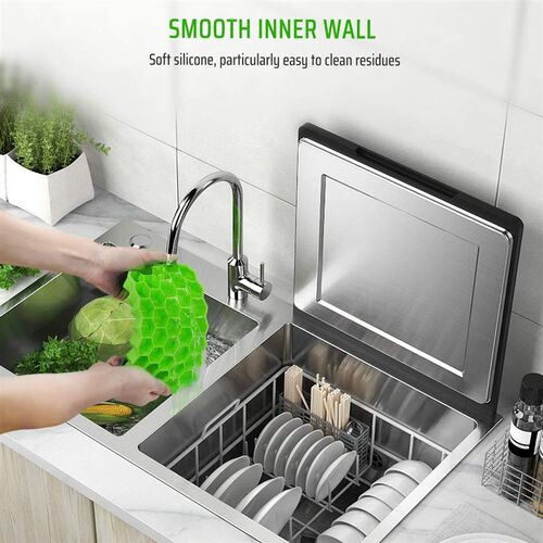 Zhang Ji Silicone Honeycomb Ice Cube Maker Trays Green Ice C