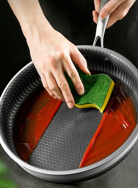 316 Stainless Steel Frying Pan High Quality Full Uniform Hea