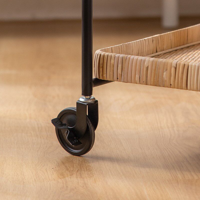 可移动藤编茶几多层小推车边几餐边柜置物架多功能带轮茶水餐车,住宅家具,移动边几/推车,淘宝优惠券,粉丝福利购,淘宝优惠卷