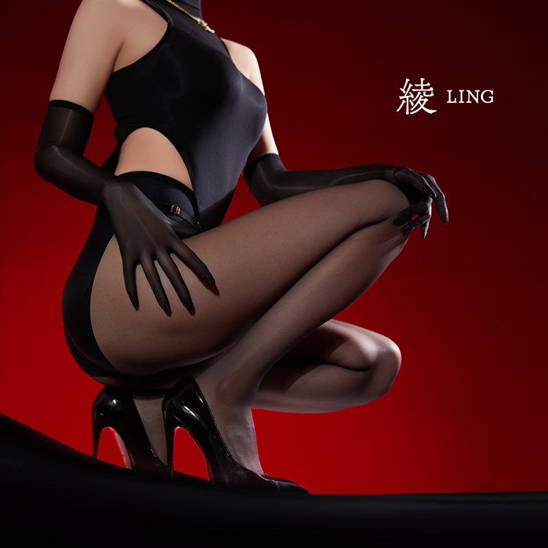 新品新品「绫 天生丝滑-云缎™·纤」648针1D黑标超薄无缝丝袜连