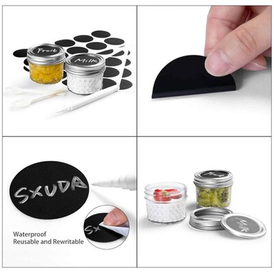 40PCS Diamond Caviar Glass Bottle Set Mini Canning Jars 120m