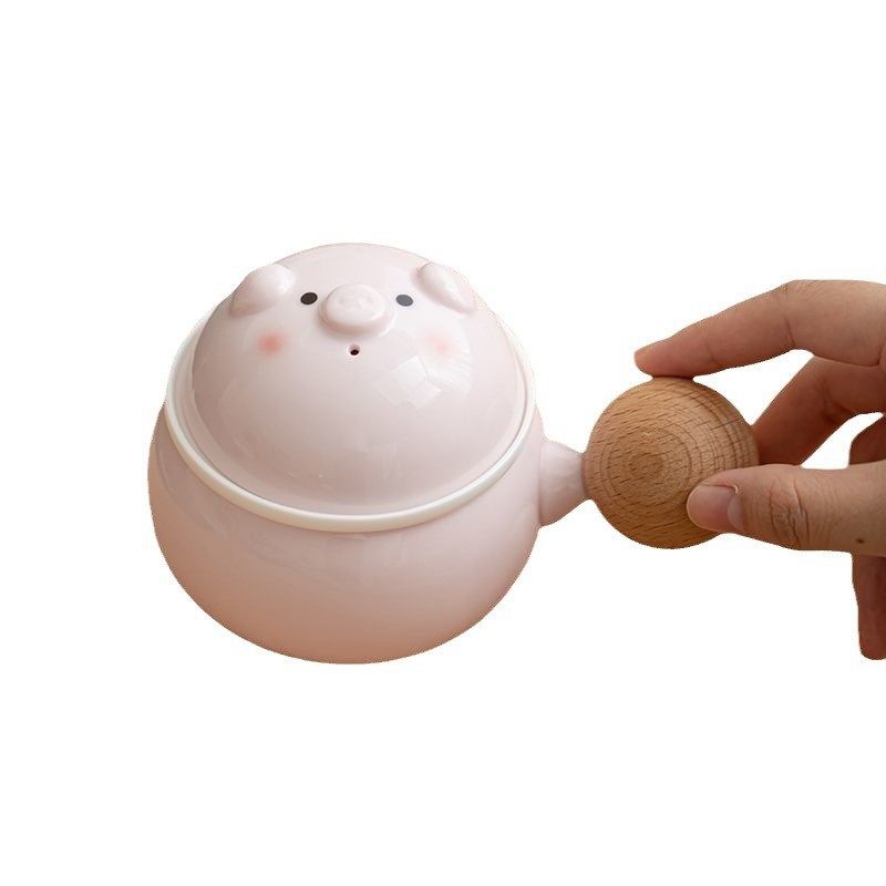 小茶壶一人饮迷你女士养生泡茶精致陶瓷茶杯子茶水分离卡通过滤杯,餐饮具,茶壶,淘宝优惠券,粉丝福利购,淘宝优惠卷