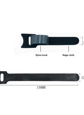 *50Pcs Reusable Fastening Cable Ties Hook Loop Cords Wire Or