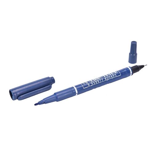 1pc 3 Colors Permanent Paint Marker Pen Twin Tips Doubled H