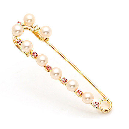 紫水晶毛衣开衫大别针简单百搭 时F尚丝巾扣围巾扣胸针衣服装饰品