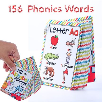 速发Alphabet 26 Letters Words English Cards Early Developmen