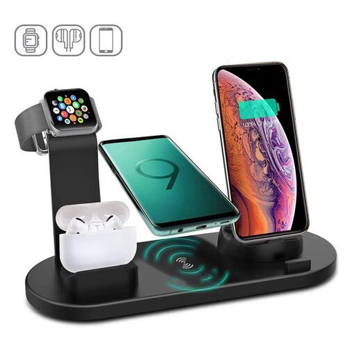 小众高货KEPHE 4 in 1 Wireless Charging Induction Charger Sta