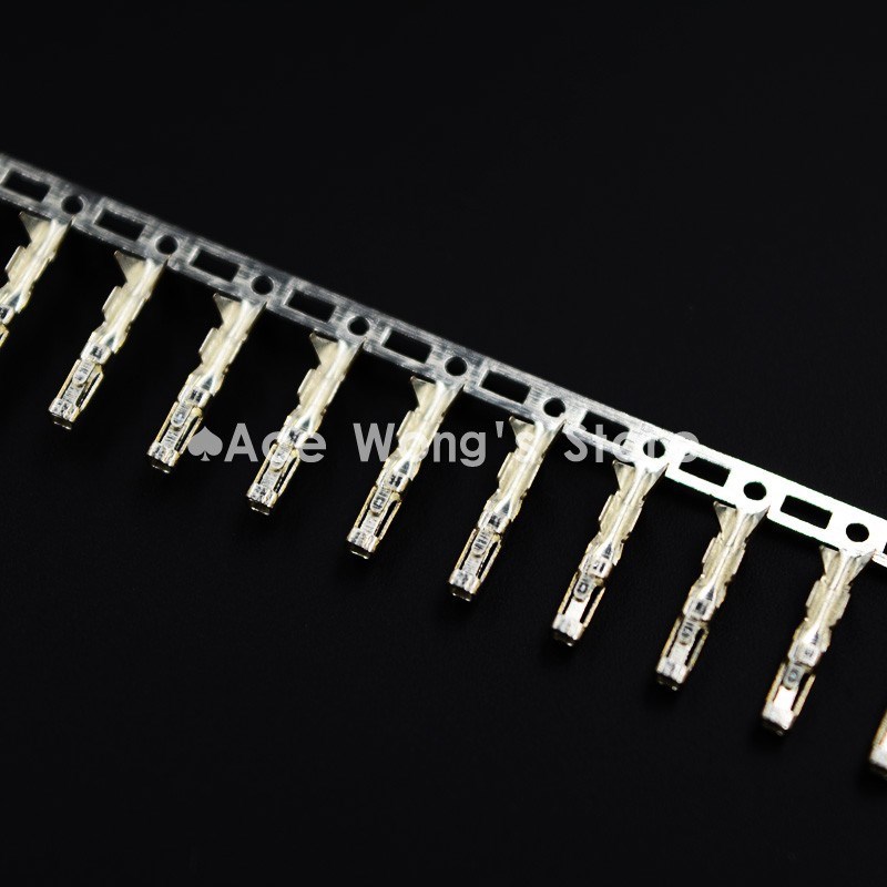 100 PCS 2.54mm  Dupont Jumper Wire Terminal Connector Pins C图片