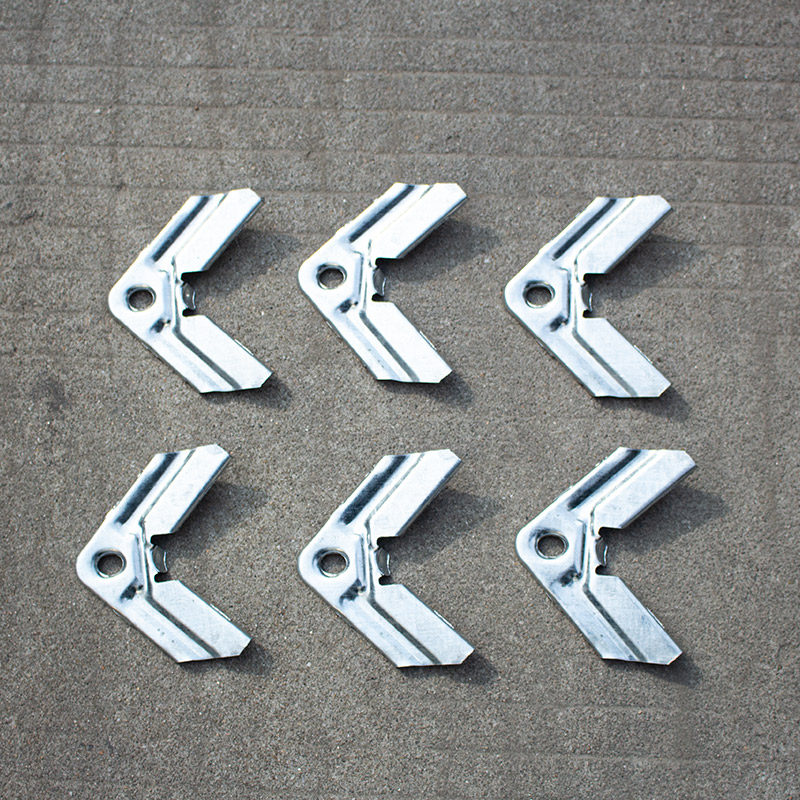 8mm 加厚镀锌卡条钩码 不锈通风管道固定配件