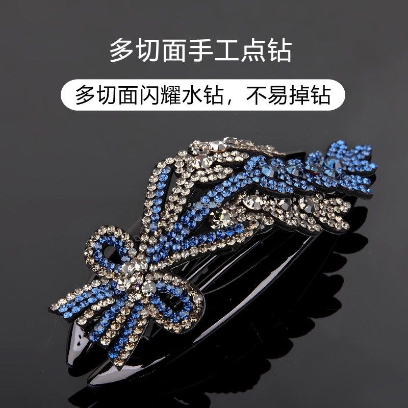 水钻麦穗大号盘发鸭嘴夹发夹女士2024新款后脑勺马尾窝坑包发抓夹,饰品/流行首饰/时尚饰品新,发饰,淘宝优惠券,粉丝福利购,淘宝优惠卷