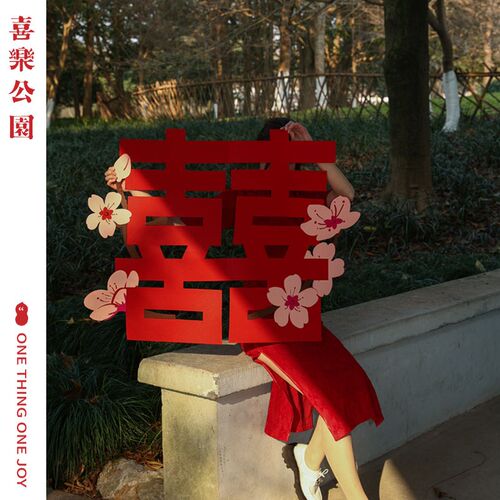 O6AM喜字贴结婚婚房布置装饰窗O花墙门贴新婚拍照