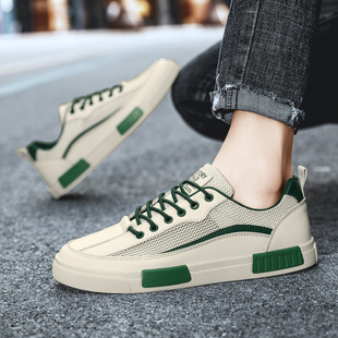 大码45透气夏天男鞋网面鞋46低帮鞋38码男款鞋子板鞋夏款男士休闲