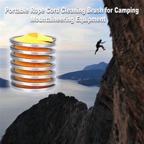 现货Outdcoor Mountaineerin Rope Brush Rock Climbin Rope Brus