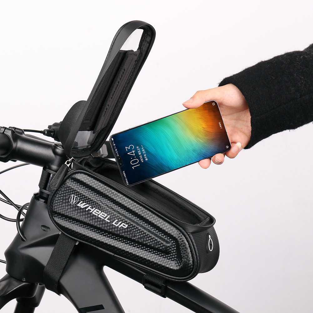 极速Rainproof Bicycle Bag Frame Front Top Tube Cycling Bag R 自行车/骑行装备/零配件 骑行袜 原图主图