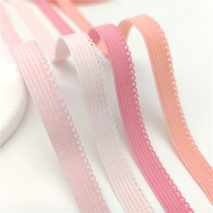 Fold Lace Spandex 10mm Over Elastic Lot 极速5yards Ribbon