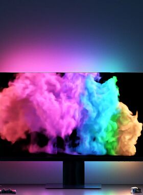 电脑屏光同步灯流光溢彩显示器led低压音乐电竞随屏灯条自粘USB灯
