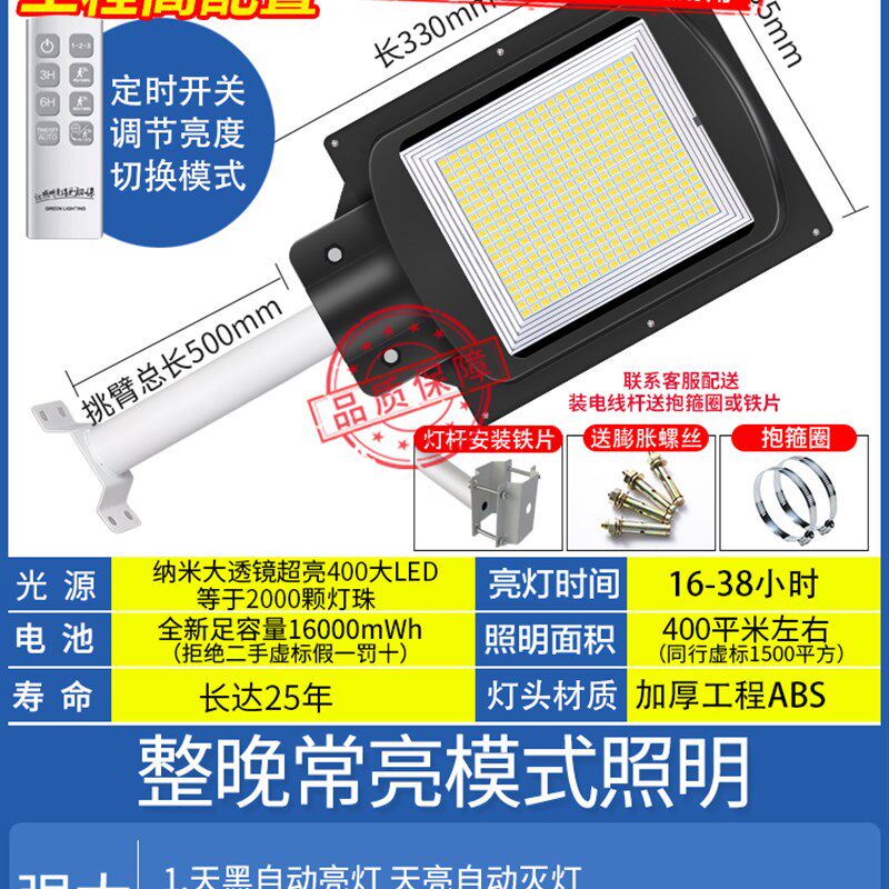 小众高货新款太阳能户外灯人体感应灯家用庭院灯农村院子照明光伏