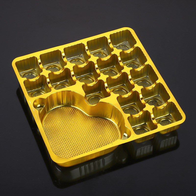 吸塑厂家b食品级pet饼干吸塑内托金色巧克力塑料盒吸塑包装泡壳托,橡塑材料及制品,塑料盒/塑料箱/塑料柜,淘宝优惠券,粉丝福利购,淘宝优惠卷