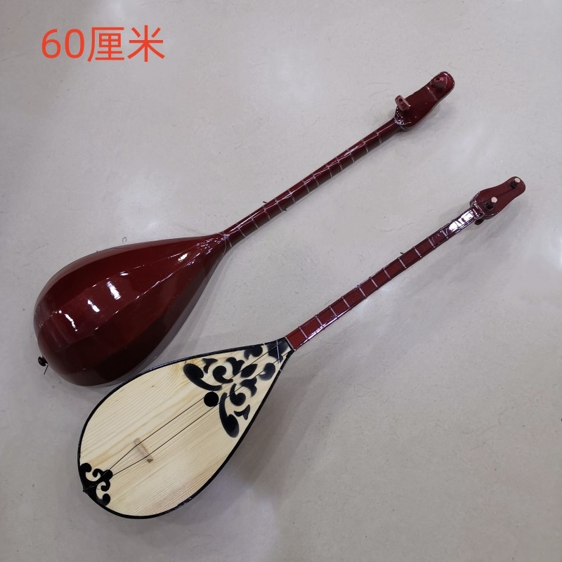 新疆民族乐器哈萨克族冬不拉舞蹈演出道具纯手工制作餐厅饭店装饰