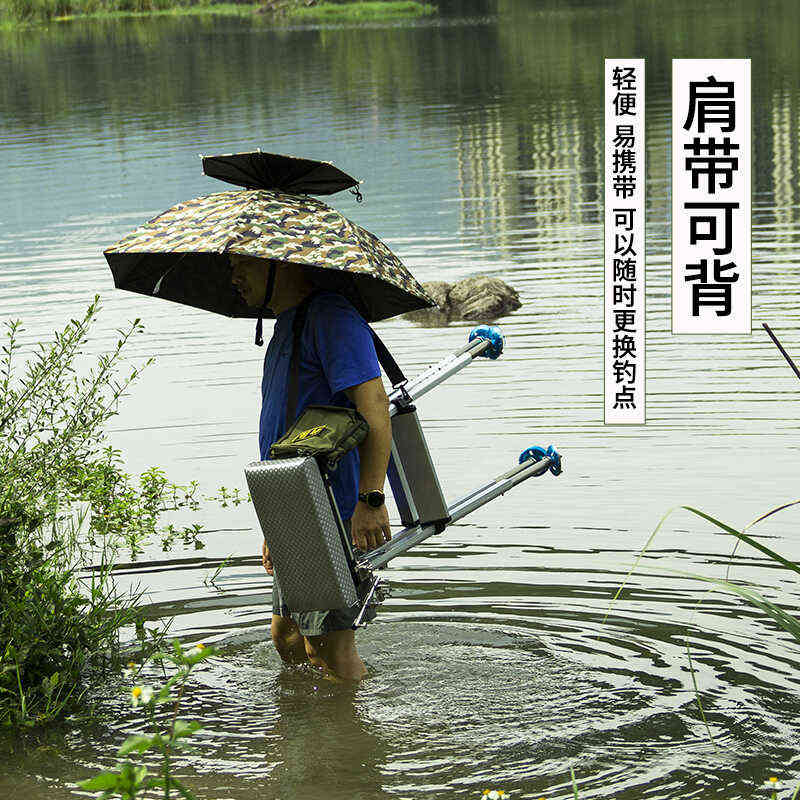野折叠钓轻便溪流多功能溪钓升级子钓梯便携可款超轻钓椅凳升降
