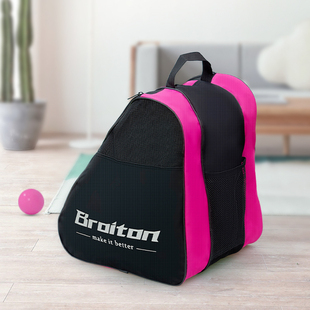 轮滑鞋收纳包升级款儿童成人轮滑三层背包溜冰鞋单U肩包直排轮鞋