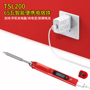 恒温维修焊接多功能家用小型 TSL200电烙铁大功率可调温迷你便携式