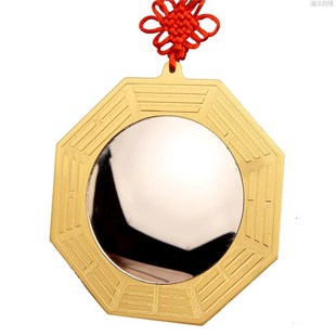 纯铜八卦镜凸镜生肖铜镜入户大门口窗户凸面镜门对门对路家用真品