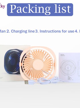 2019 New 360° USB Fan Cooler Cooling Mini Fan Portable 3 Sp