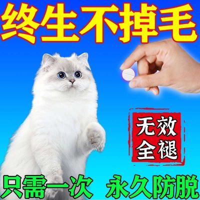 猫掉毛严重吃什么维生素防掉毛美毛深海鱼油片猫用宠物防掉毛神器