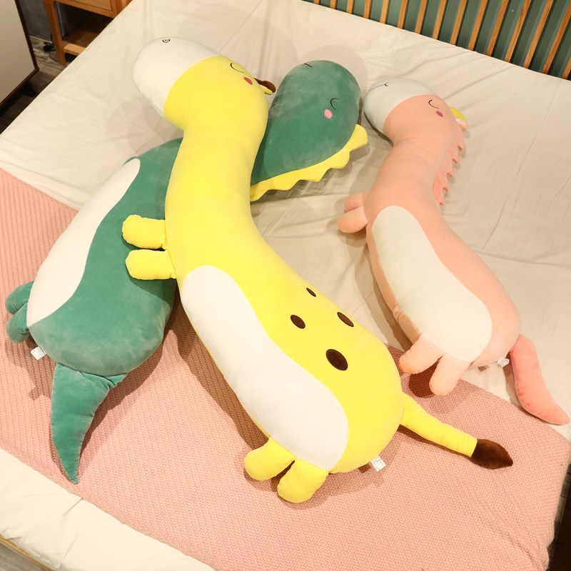 恐龙公仔毛绒玩具超软抱枕女生睡觉D夹腿长条枕床上玩偶布娃娃礼