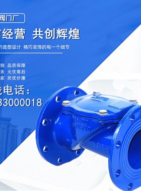 橡胶瓣止回阀立式止回阀单向阀H44X DN40506580100125200250300