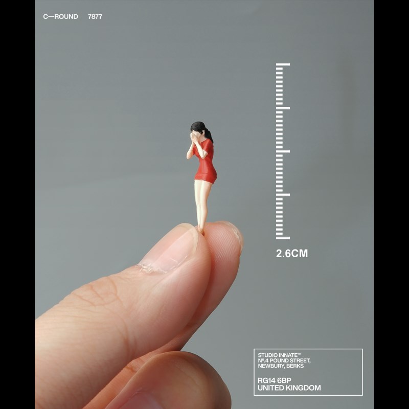 1:64情侣求婚微缩小人微景观造景创意小摆件家居沙盘3D打印模型