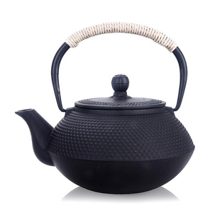 铸铁壶手工小丁日式 修摆件家用烧水壶茶 生铁茶壶新中A式 样板房装