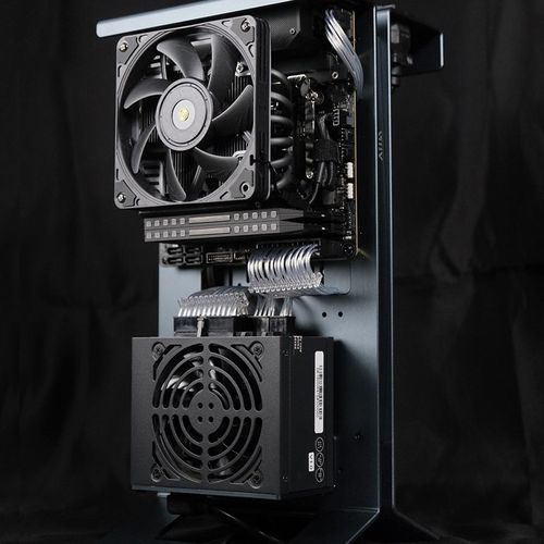 【Xproto-L】XTIA开放式A4ITX ATX电源便携全铝垂直竖装机箱架XPL